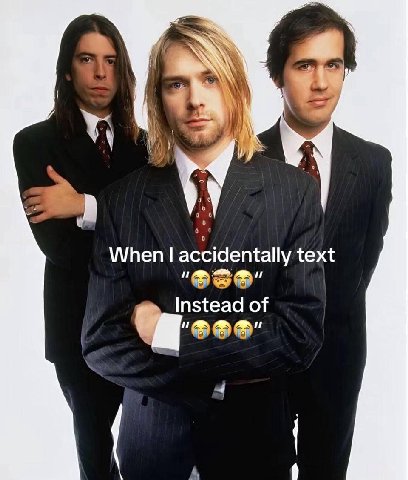 When accidentally text Instead of А