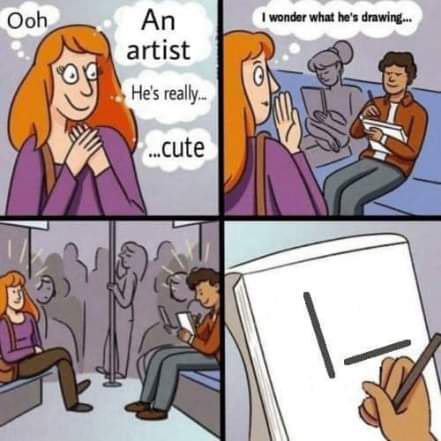 Ooh An wonder what he's artist He's really... И cute