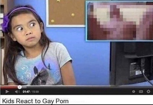 0147/1559 Kids React to Gay Рот