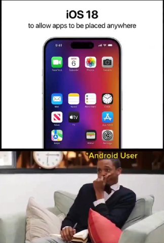 to allow apps to be placed anywhere