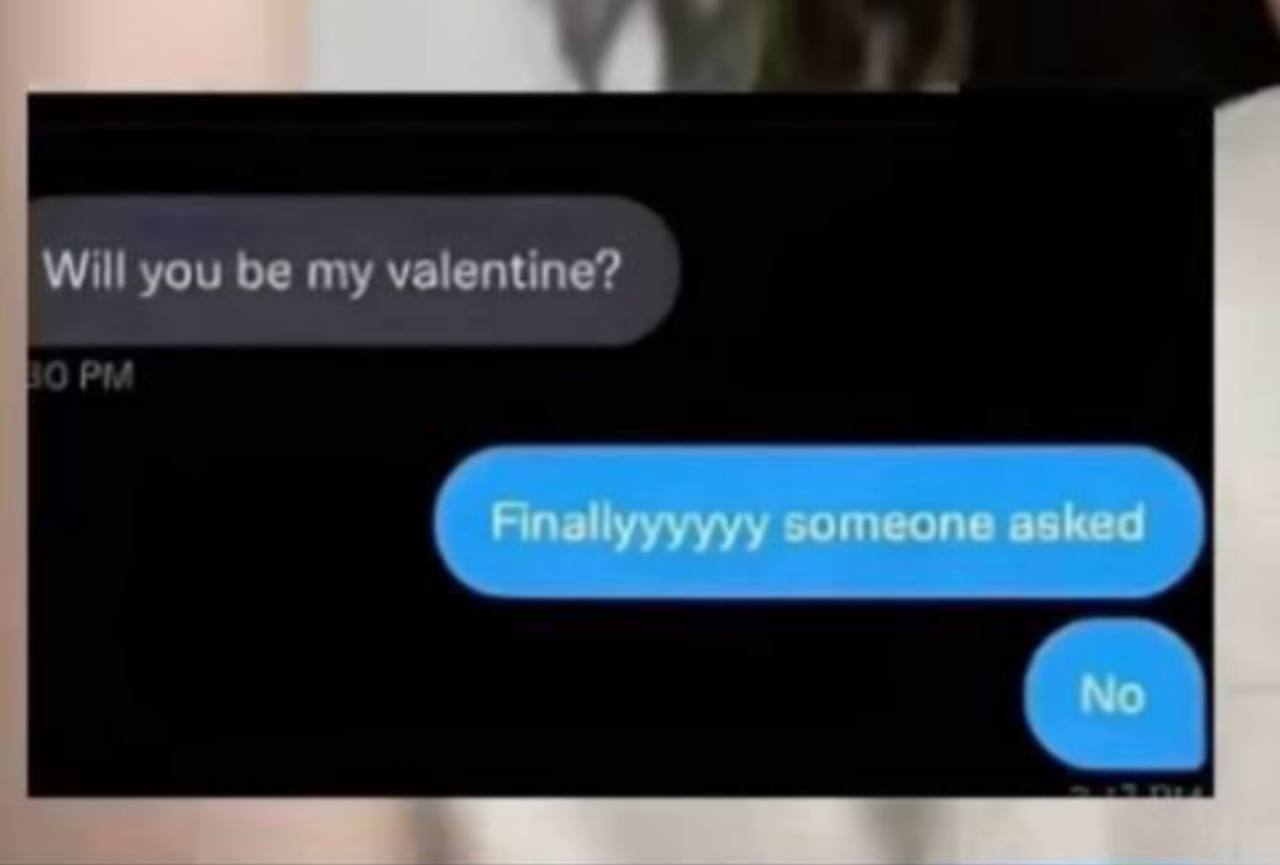 Finallyyyyyy someone asked No