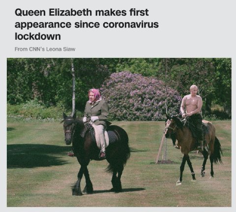 Queen Elizabeth makes first appearance since coronavirus lockdown From CNN’s Leona Siaw