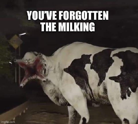 YOU'VE FORGOTTEN MILKING