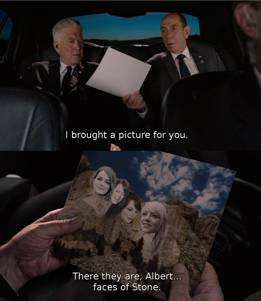 brought a picture for you There they are, Albert... faces of Stone.