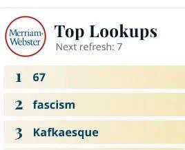 Тор Lookups Next refresh: 7 1 67 2 fascism 3 Kafkaesque