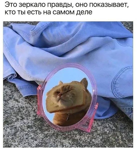 Это зеркало правды, оно показывает, кто ты есть на самом деле
