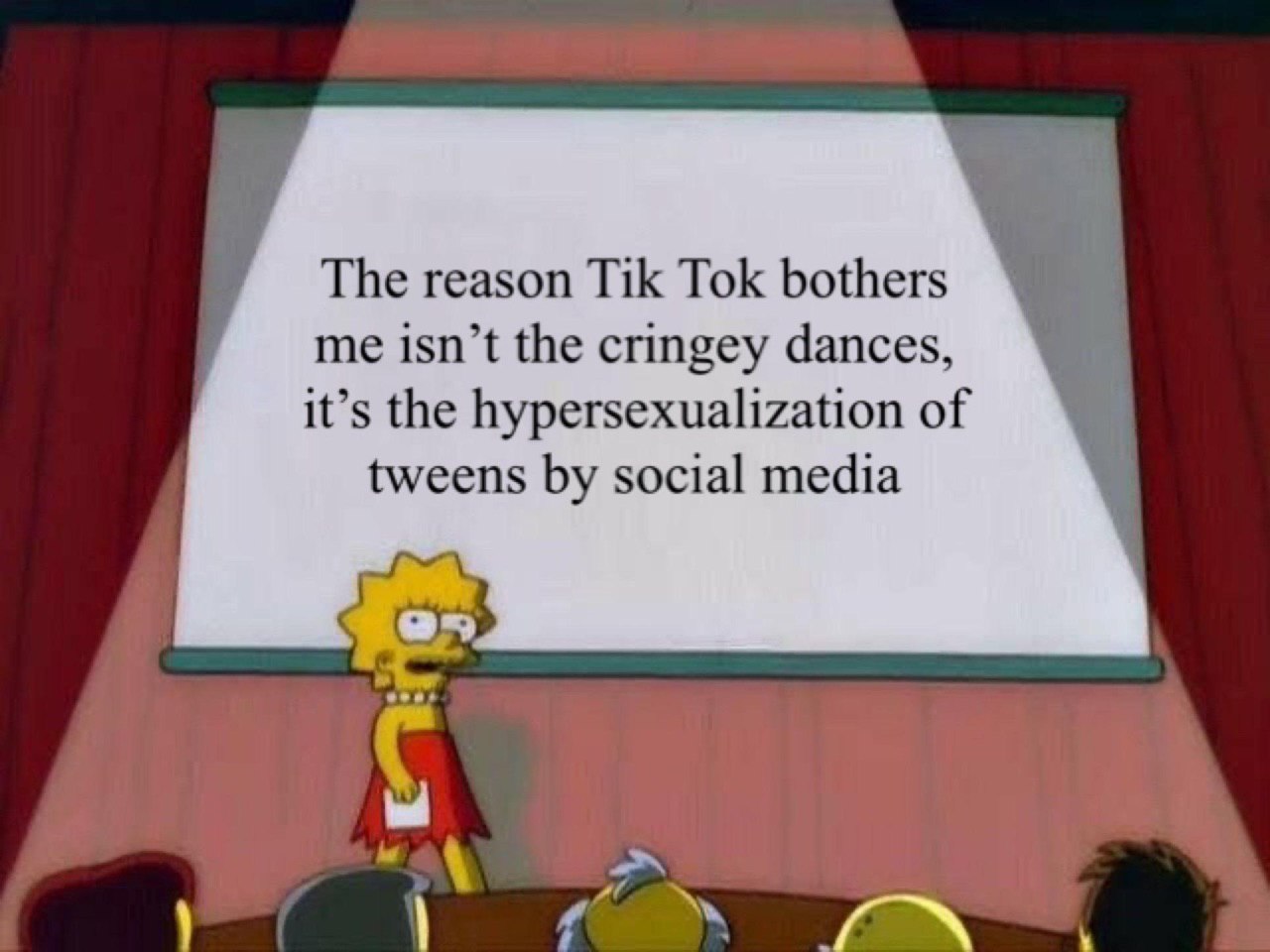 The reason Tik Tok bothers me isn’t the cringey dances, it’s the hypersexualization of tweens social media