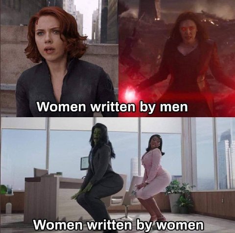 Women written men Women written women