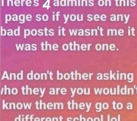 пееъ раде so if you see any bad posts it wasnt me it was the other one. And don't bother asking tho they are you know them they to a
