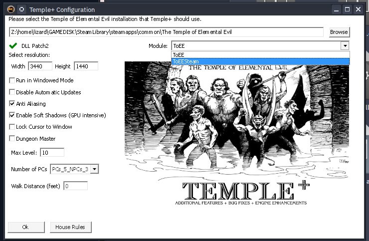 if you need extra content from CO8 be sure to switch to original module, both included in game
it's the most faithful re-release of old game I ever seen recently, only if niggers from Beamdog could le