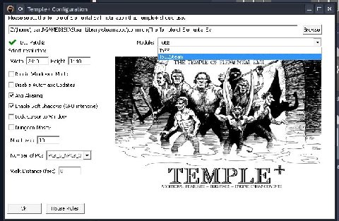 if you need extra content from CO8 be sure to switch to original module, both included in game
it's the most faithful re-release of old game I ever seen recently, only if niggers from Beamdog could le