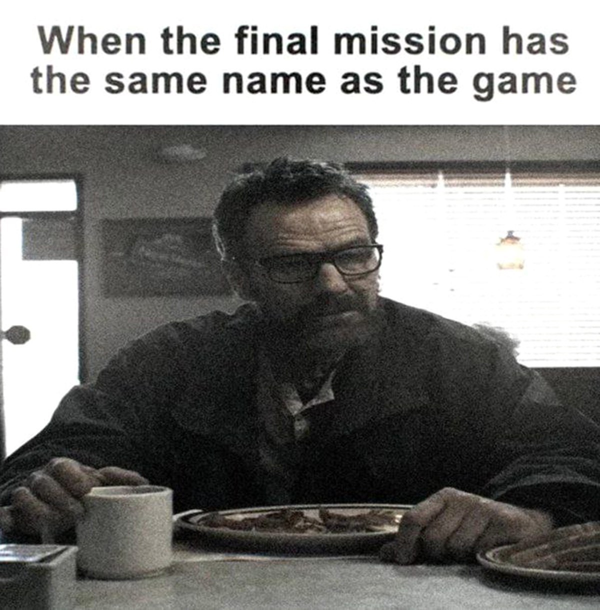When the final mission has the same name as the game