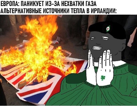 ВРОПА: ПАНИКУЕТ ИЗ-ЗА НЕХВАТКИ ГАЗА АЛЬТЕРНАТИВНЫЕ ИСТО ЧНИКИ ТЕПЛА В ИРЛАНДИИ: