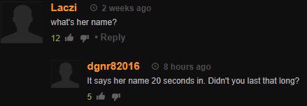 Laczi 2 меекз ago what's her name? 12 Reply dgnr82016 hours ago It says her name 20 seconds in. Didn't you last that long? 5 5