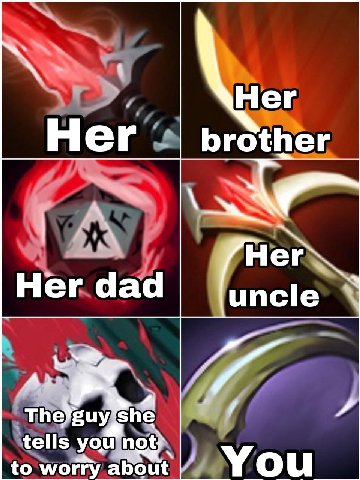 Нег Нег brother Her dad to worry tells not You