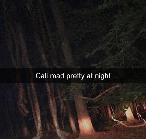 Cali mad pretty at night
