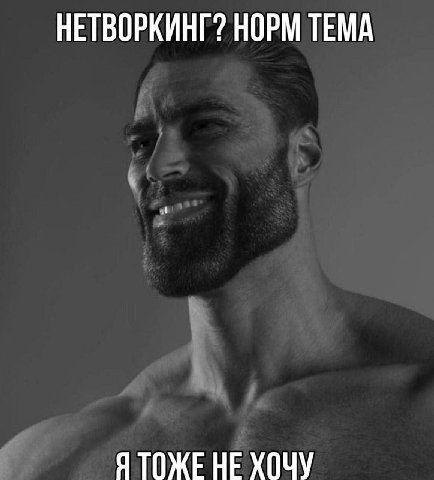 НЕТВОРКИНГ? НОРМ ТЕМА Я ТОЖЕНЕ ХОЧУ