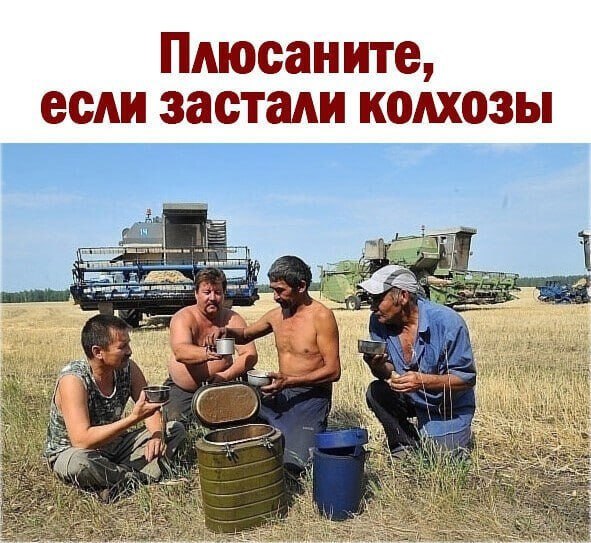 Плюсаните, если застали колхозы