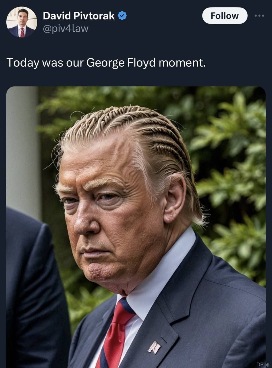 David Pivtorak Today was our George Floyd moment