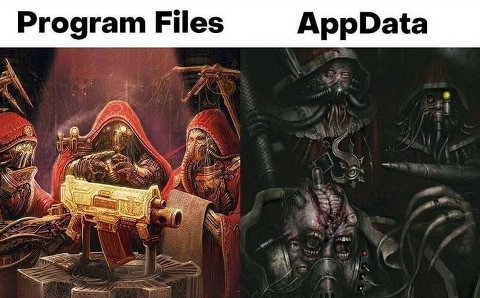 Program Files AppData