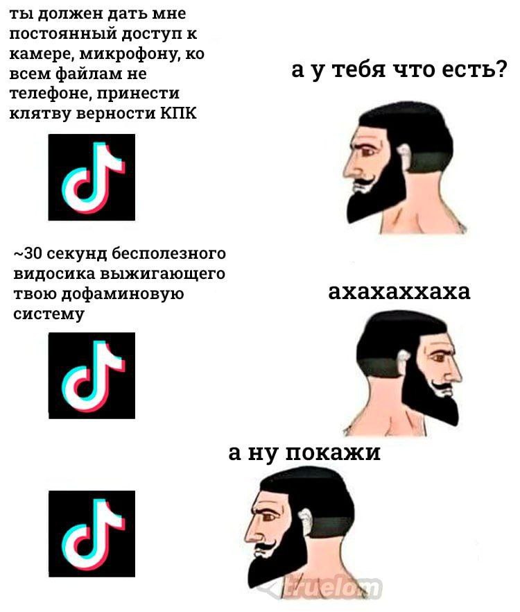 ты должен дать мне постоянный доступ к камере, микрофону, всем файлам не тебя что есть? телефоне, принести клятву верности КПК ~30 секунд бесполезного видосика выжигающего ахахаххаха твою дофаминовую 