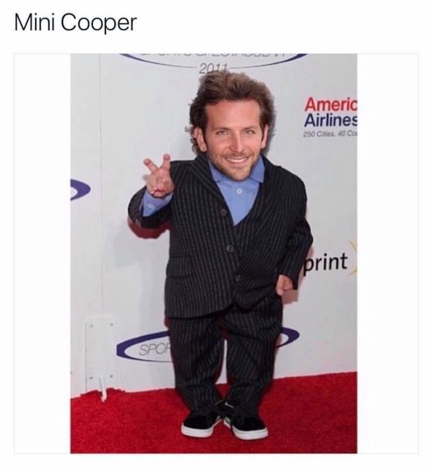 Mini Cooper Americ Airlines