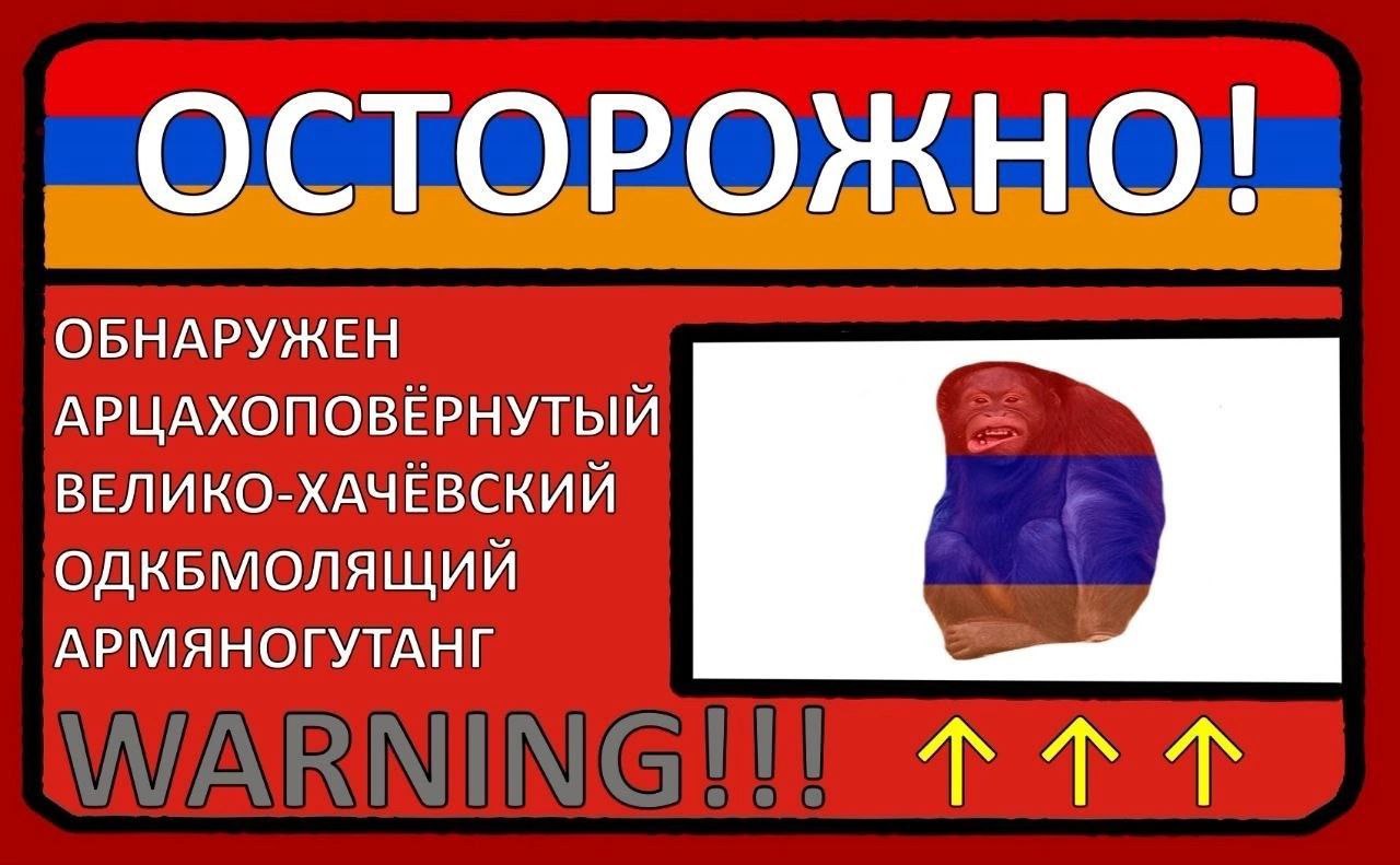 ОСТОРОЖНО! ОБНАРУЖЕН АРЦАХОПОВЁРНУТЫЙ ВЕЛИКО-ХАЧЕВСКИЙ ОДКБМОЛЯЩИЙ АРМЯНОГУТАНГ