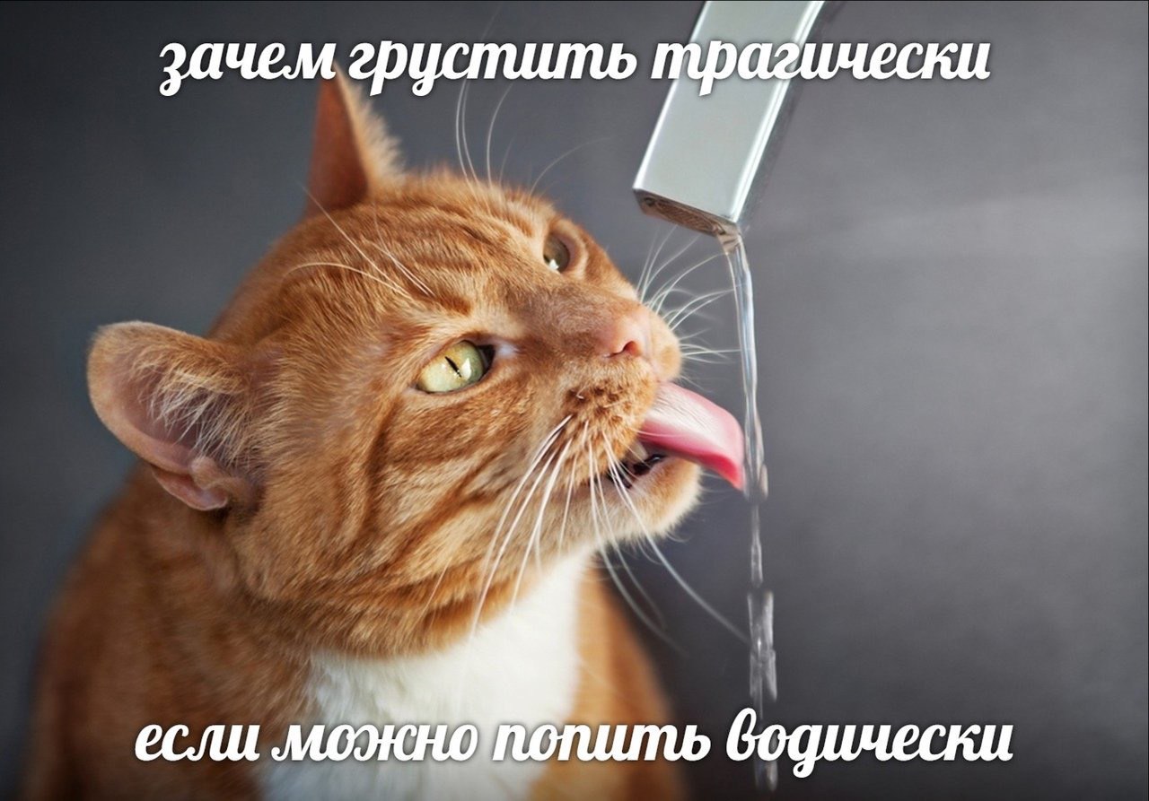 зачем грустить трагически и! если водически