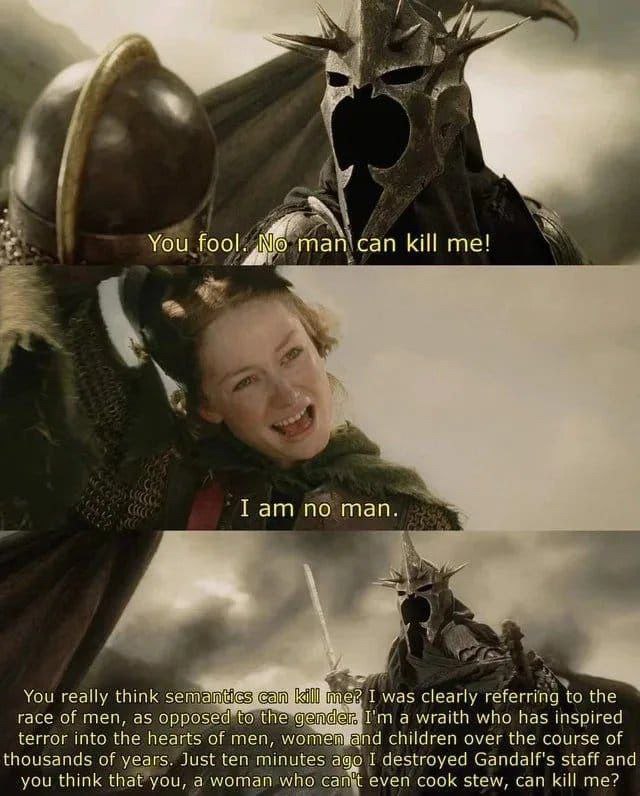 can kill 9 Тат по тап. You really think I was clearly referring to the race of men, as a wraith who has inspired terror into the hearts of men, children over the course of thousands of years. Just ten