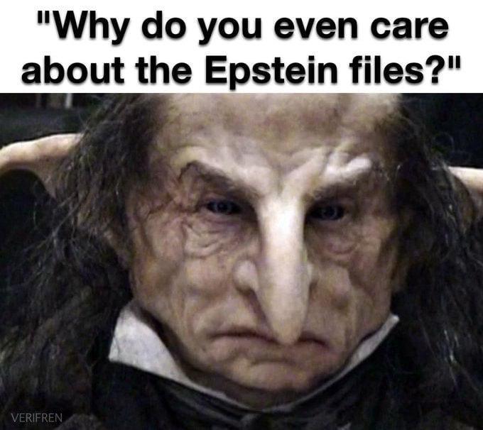 “Why you even саге about the Epstein files?"