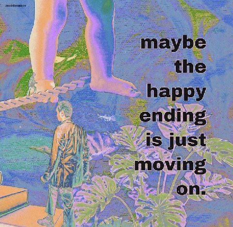 asubtlespace the i= happy end ing i} jus a oving 14 Bag a On я
