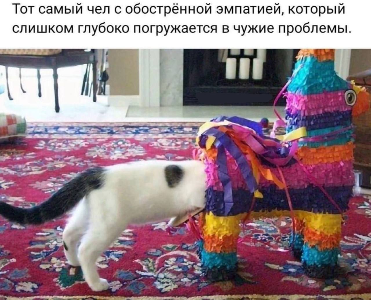 Тот самый чел с обострённой эмпатией, который слишком глубоко погружается в чужие проблемы.