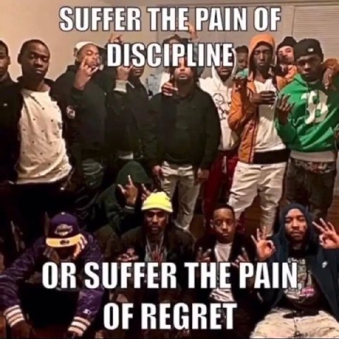 SUFFER THE.PAIN OF OR SUFFER THE 2 OFREGRET