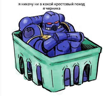 я нихачу ни в какой крестовый поход я черника “4 4