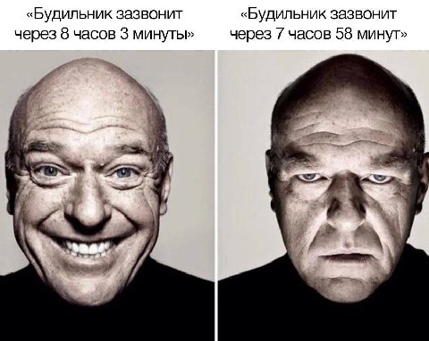 «Будильник зазвонит «Будильник зазвонит через 8 часов 3 минуты» через 7 часов 58 минут» К К a у, 4 4