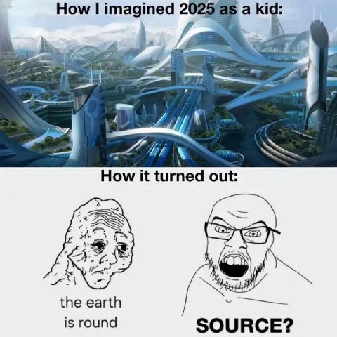 How imagined a kid: 4 7, How it turned out: the earth is round SOURCE?