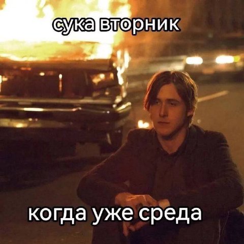 сука]вторник когда уже среда
