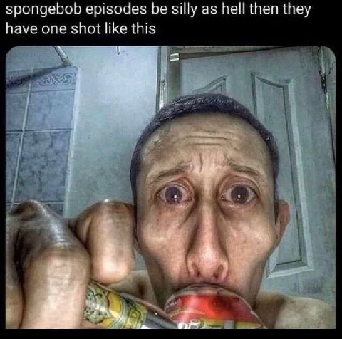 spongebob episodes be silly as hell then they have one snot like this