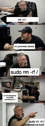 permission denied udo a It is dangerous to operate recursively on sudo