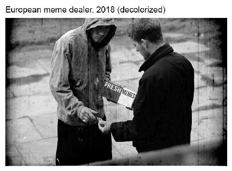 European meme dealer, 2018