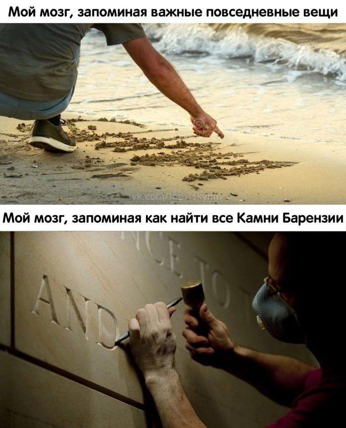 Мой мозг, запоминая важные повседневные вещи 5 у Мой мозг, запоминая как найти все Камни Барензии