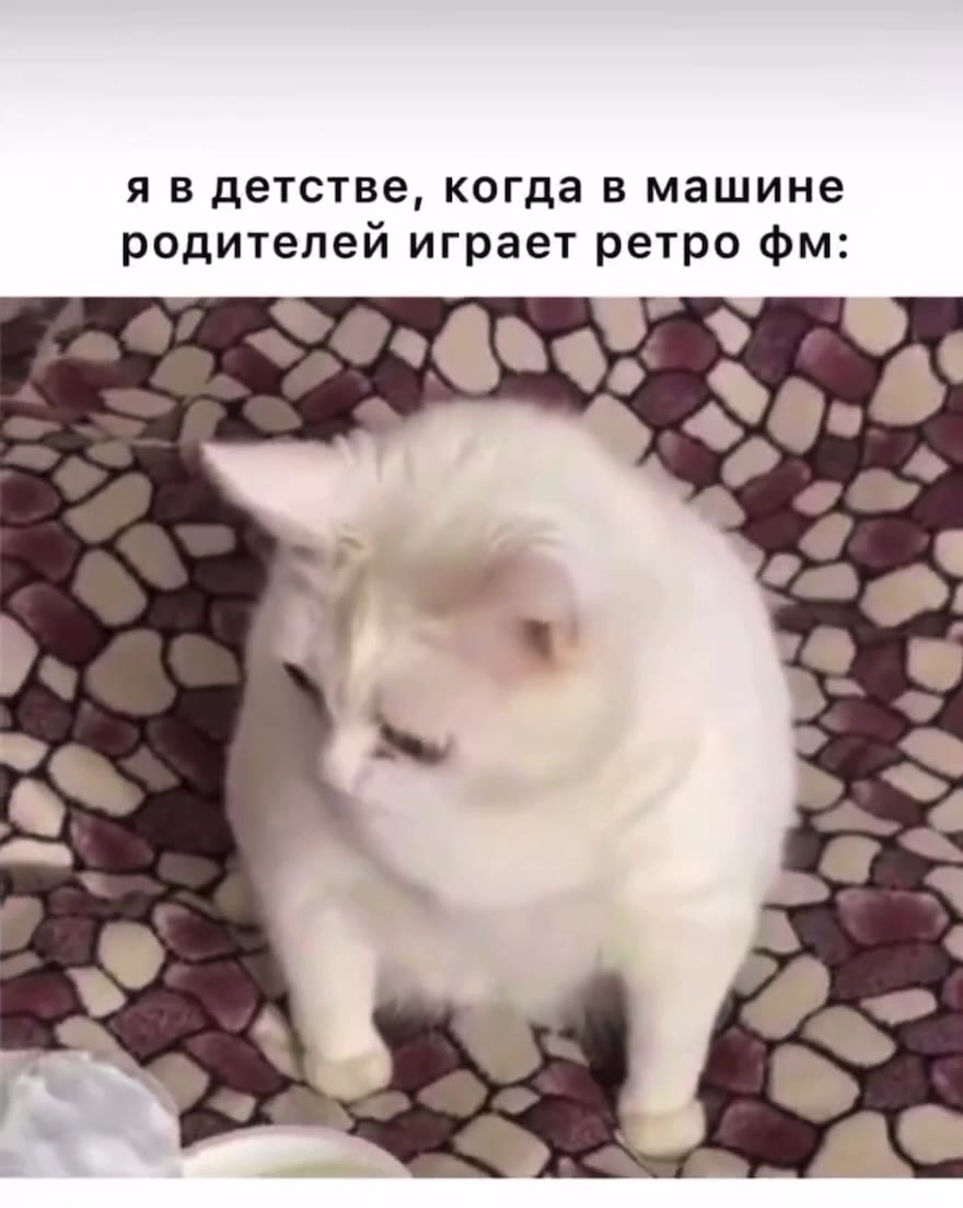 я в детстве, когда в машине родителей играет ретро фм:
