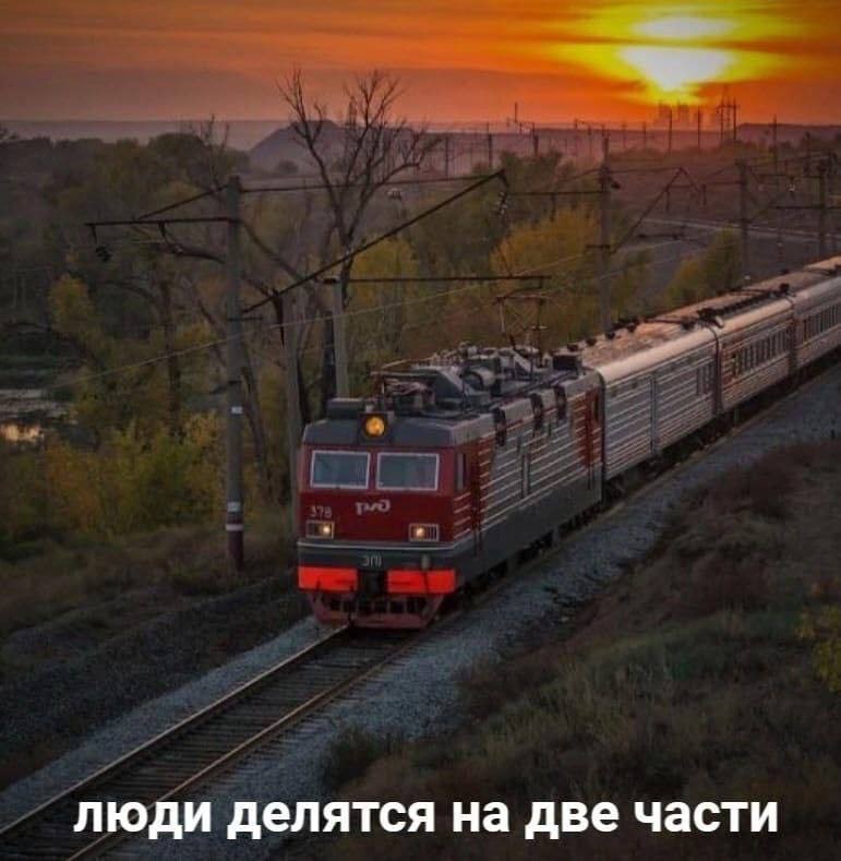 люди делятся на две части