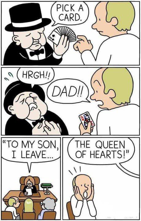 CARD. I LEAVE... OF HEARTS!” a VAN