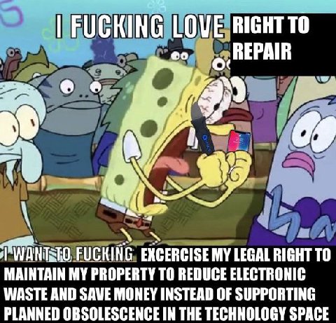 FUCKING LOVE REPAIR я №5 FUCKING EXCERCISE MY LEGAL RIGHT TO MAINTAIN MY PROPERTY TO REDUCE ELECTRONIC WASTE AND SAVE MONEY INSTEAD OF SUPPORTING PLANNED OBSOLESCENCE IN THE TECHNOLOGY SPACE