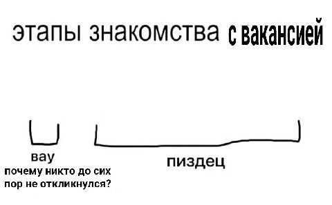 этапы знакомства вакансией вау почему никто до сих пиздец пор не откликнулся?