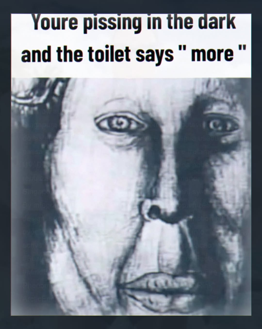Youre pissing in the dar and the toilet says more 4