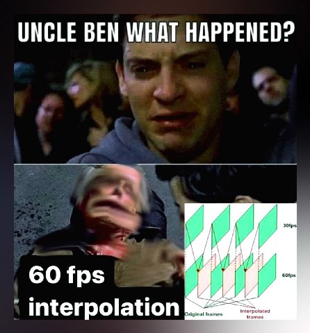 UNCLE BEN WHAT HAPPENED? interpolation