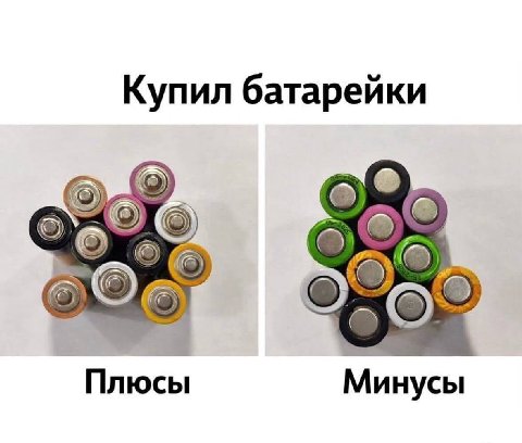 Купил батарейки oF Плюсы Минусы