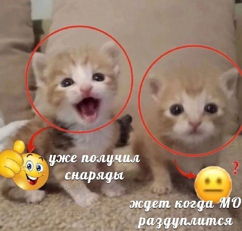 уже получил снаряды ждет когда Я 0 раздуплится,